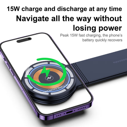 M8L Magsafe Car Wireless Charger Stand 15W Quick Charging Speed Mobile Phone Holder for Tesla all Cars