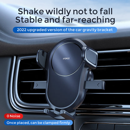 G4 Universal Car Mount Phone Holder Mechanical Firmly Lock 360 Rotating Vehicle Air Outlet Cell Phone Stand for All Phones