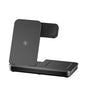 T13 Foldable 3 in 1 Wireless Charger 15W Dual Coils Tabletop induction travel power charger for Samsung/iPhone/earbuds/iwatch