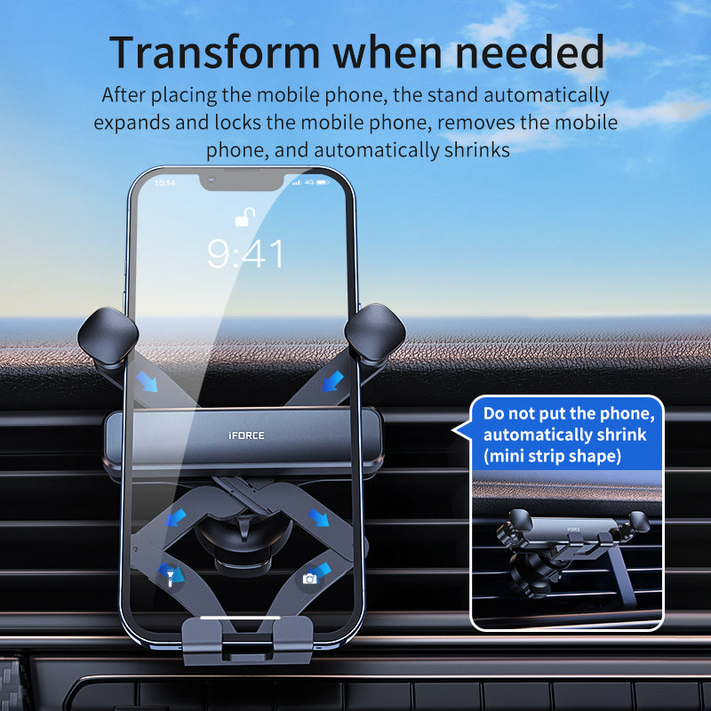 G6 Pro Car Phone Holder for Air Vent Mount Factory Cheap Price Car Telephone Stand for iPhone/Samsung/Android