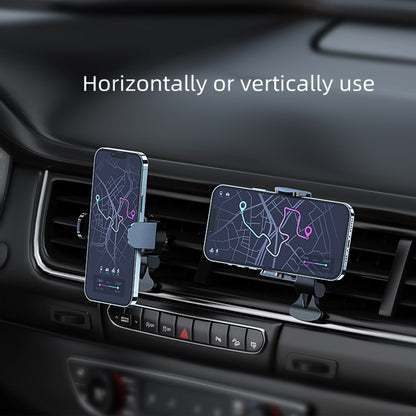 A2 Electric Car Smartphone Holder Acrylic Panel Handy phone Vehicle Firmly Clamping GPS Stand for All Phones