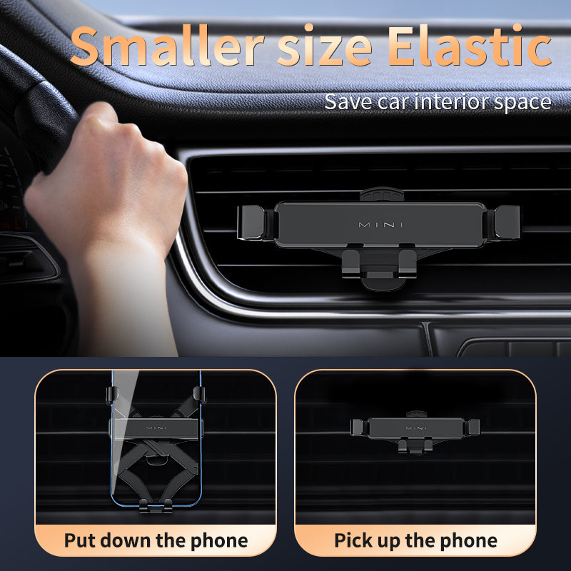 Mini Upgraded Car Mount Smartphone Holder Gravity Vehicle CD Slot Mobile Phone GPS Bracket For iPhone/Samsung