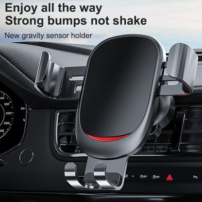 G11 Universal Gravity Car Smartphone Holder Aluminium Alloy Air Vent Car Mount Auto Grip Cellphone GPS Stand for iPhone/Samsung