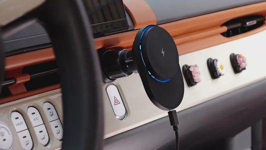 M5 Qi2 True 15W Magsafe Wireless Car Charger Holder with Cooling Fan for iPhone12/13/14/15/16