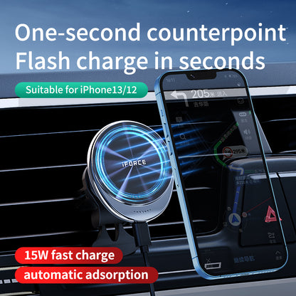 M1 Magsafe Car Mount Wireless Charger OEM 15W Rapid Charging Speed Air Vent Car Chargers for iPhone12/13/14/15/16